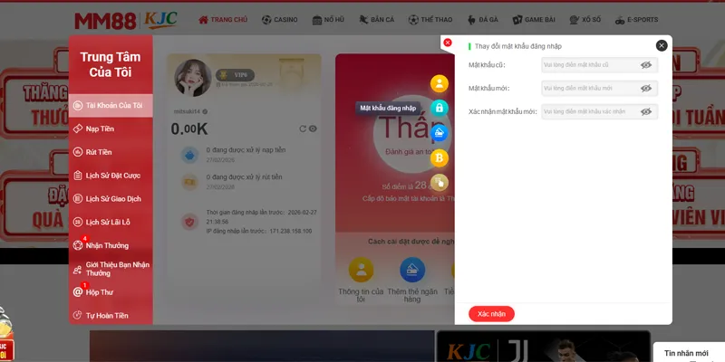 Đổi Mật Khẩu MM88 – Hướng Dẫn Từ A-Z Cho Mọi Thành Viên